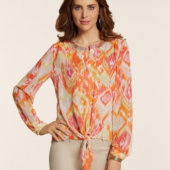 Chico's Tops - Chico's Ikat Top